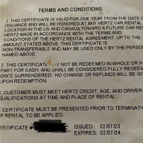 $50 Off Your Next Hertz Rental - Picture 2 of 2